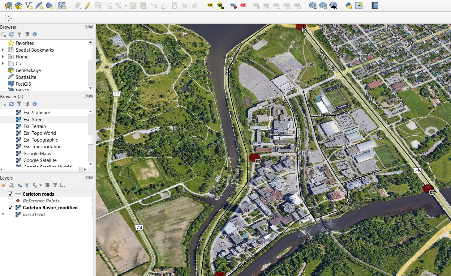 Digitizing And Georeferencing In QGIS CUOSGwiki