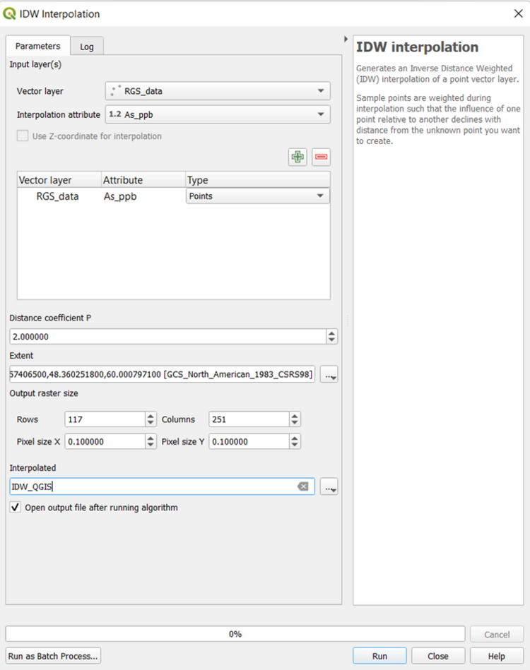 Creating Idw And Spline Interpolation Maps Using Qgis Cuosgwiki