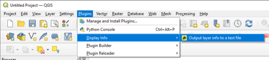 Display Info now appears in the Plugins menu.