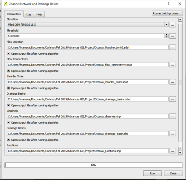 Exploring the Hydrological Tools in QGIS - CUOSGwiki