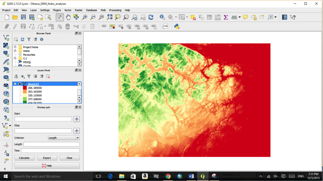 Exploring the Hydrological Tools in QGIS - CUOSGwiki