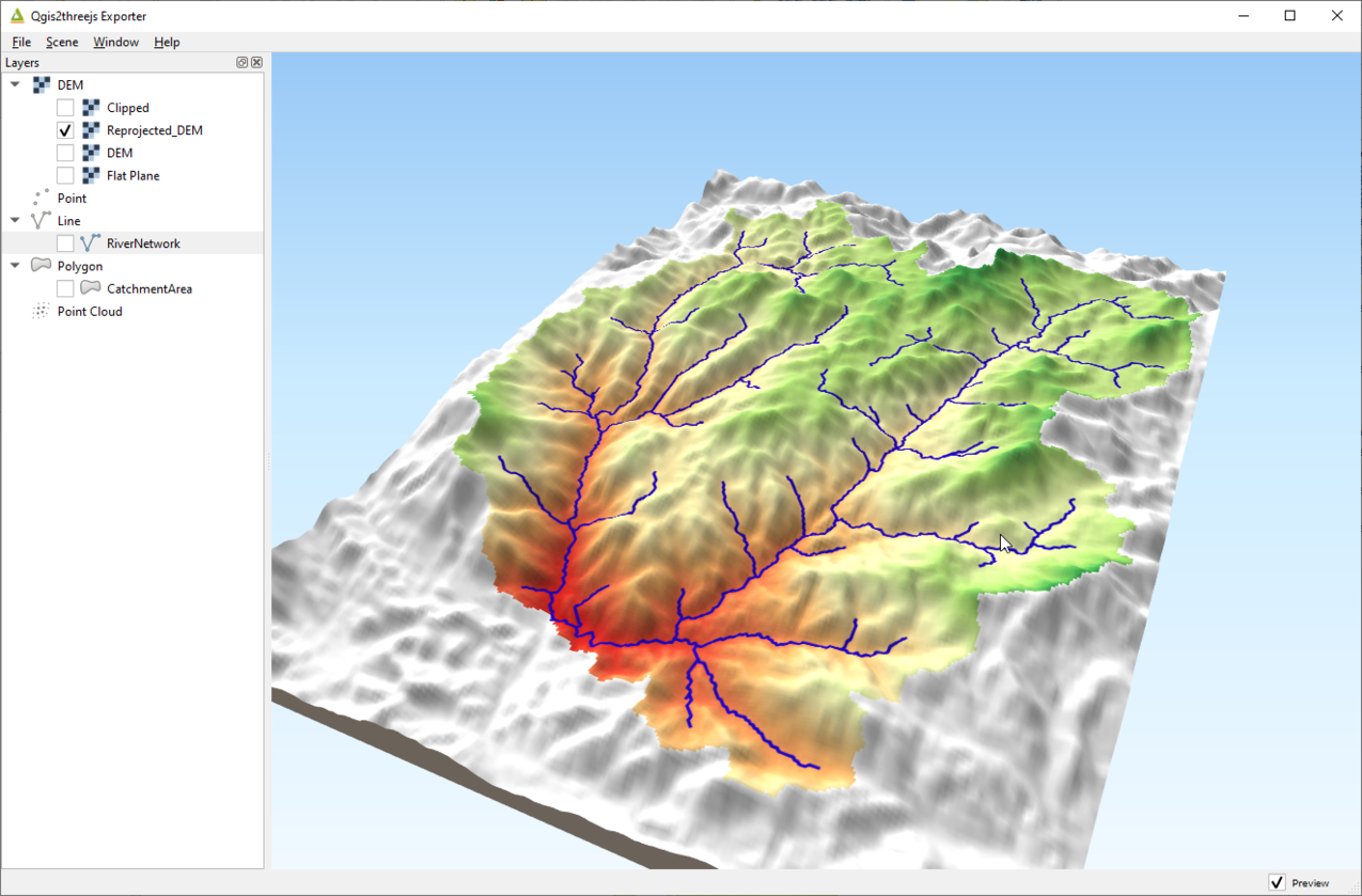 Using QGIS To Conduct Watershed Analysis And 3D Modeling - CUOSGwiki