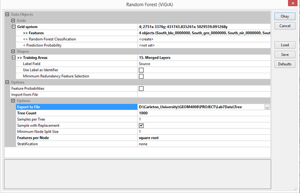 Random Forest (ViGrA) Classification in SAGA - CUOSGwiki