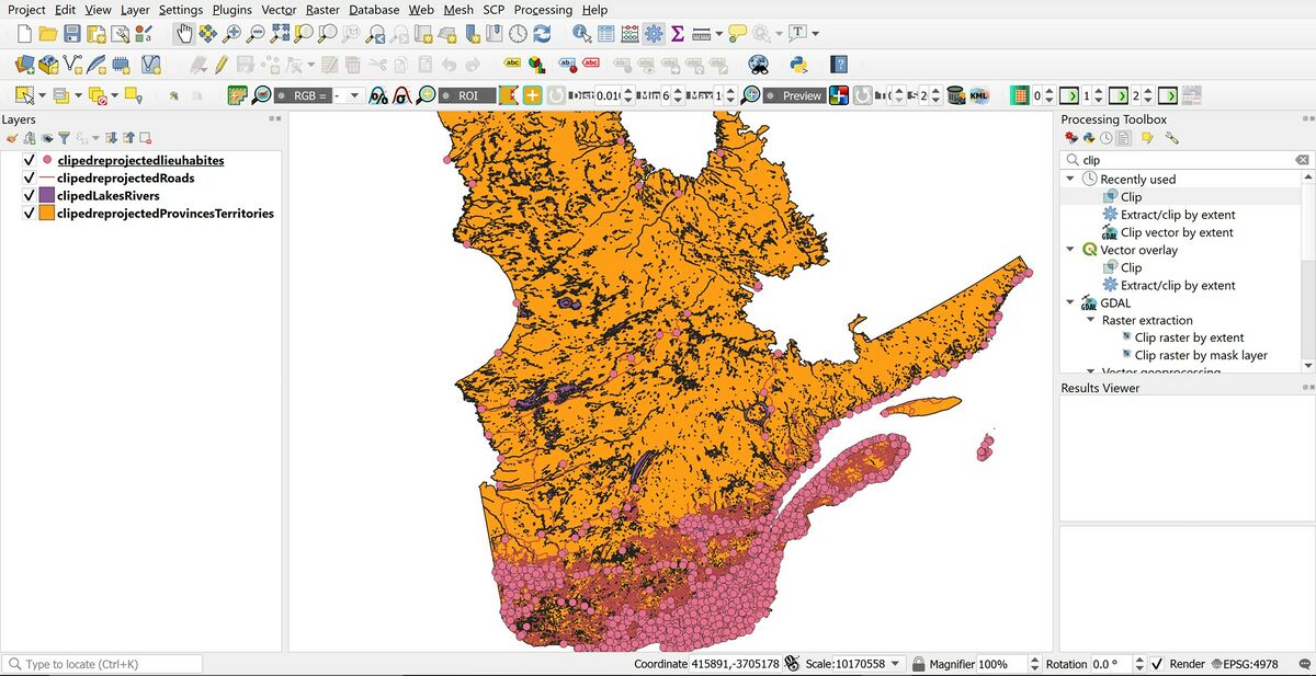 Creating a Buffer Analysis in QGIS - CUOSGwiki