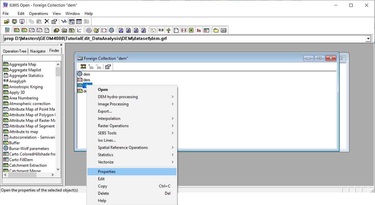 Exploring Hydrological Analyses using ILWIS - CUOSGwiki